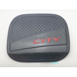 ครอบฝาถังน้ำมัน 1 ชุด 1 ชิ้น Honda City 2014 ฮอนด้า ซิตี้ 2014 carbon kevlar เคฟล่าร์คาร์บอน V.4