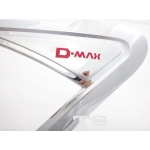 ครอบไฟหน้า โครเมี่ยม หยอดตัวอักษรแดง ใส่รถกระบะ อีซูซุ ดี-แมกซ์ ใหม่ ปี 2012 ISUZU ALL NEW D-MAX 2012 RR V.1 