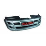 หน้ากระจัง กระจังหน้า ใส่รถกระบะ อีซูซุ ดี-แมกซ์ ใหม่ ปี 2012 ISUZU ALL NEW D-MAX 2012 กระจังหน้าแต่ง x series ชิ้นเดียว สีเทาอ่อน + โลโก้ V.2