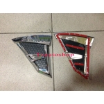 SIDE VENT AIR FLOW  เสริมแก้ม ข้างประตู ซ้าย+ขวา  ใส่รถกระบะ อีซูซุ ดี-แมกซ์ ใหม่ ปี 2012 ISUZU ALL NEW D-MAX 2012 V.5