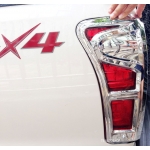 โครเมี่ยม ครอบไฟท้าย ใส่รถกระบะ อีซูซุ ดี-แมกซ์ ใหม่ ปี 2012 ISUZU ALL NEW D-MAX 2012 V.6