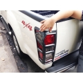 ครอบไฟท้าย Kevra Black เคฟล่าร์ดำ ใส่รถกระบะ อีซูซุ ดี-แมกซ์ ใหม่ ปี 2012 ISUZU ALL NEW D-MAX 2012 V.7