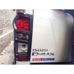 ครอบไฟท้าย Kevra Black เคฟล่าร์ดำ ใส่รถกระบะ อีซูซุ ดี-แมกซ์ ใหม่ ปี 2012 ISUZU ALL NEW D-MAX 2012 V.7