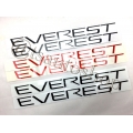 Sticker Everest ติดคิ้วท้าย Everest เอเวอร์เรด แรนเจอร์ Ranger  2015 ส่งฟรี