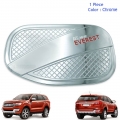 ครอบฝาถังน้ำมัน ชุปโครเมี่ยม ตัวหนังสือ everest หยอดแดง Ford Everest 2015 เอเวอร์เรด VS ส่งฟรี ems