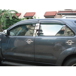 กันสาดฝน สีดำ ทรงห้าง ทรงเรียบ FORTUNER 2005-2012 ฟอร์จูนเนอร์