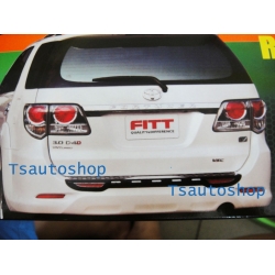 ชายบันได สแตนเลส กันรอยขีดข่วน ชายบันไดท้ายรถ FITT V.1  FORTUNER 2005-2012 ฟอร์จูนเนอร์