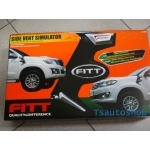 SIDE VENT AIR FLOW ครอบแก้ม แต่งข้างประตู ซ้าย+ขวา V.2 FORTUNER 2005-2012 ฟอร์จูนเนอร์ Fitt