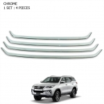 คิ้วกันชนหน้า คิ้วช่องลมหน้าล่าง ชุปโครมเมี่ยม ใส่ fortuner 2015 ฟอร์จูนเนอร์ 2015 ส่งฟรี ems