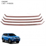 คิ้วกันชนหน้า คิ้วช่องลมหน้าล่าง ชุปโครมเมี่ยม ใส่ fortuner 2015 ฟอร์จูนเนอร์ 2015 ส่งฟรี ems