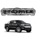 กระจังหน้า ดำด้าน ไฟ LED 3 จุด พร้อมโลโก้ Ranger สี ดำ Ford Ranger 2015 MC ใหม่ Ford Ranger ฟอร์ด เรนเจอร์ All new ranger 2015 mc ส่งฟรี ems