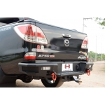 กันชนท้าย G-SERIES REAR BAR For fit Mazda Bt 50 Pro Hamer พร้อมห่วงแดง OMG + ชุดบอล ball  V.2