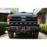 กันชนท้าย G-SERIES REAR BAR For fit Ford Ranger 2012-2017 T6 T7 MC Hamer พร้อมห่วงแดง OMG + ชุดบอล ball V.1 