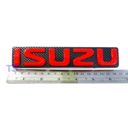 LOGO ISUZU KEVLAR RED พื้นเคฟล่าร์  2006-2011