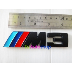 LOGO M 3 BMW สีดำ