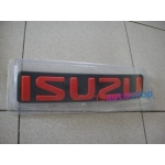 LOGO โลโก้  ISUZU RED อีซูซุ แดง 