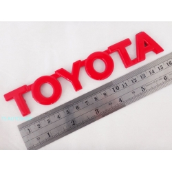 LOGO TOYOTA โตโยต้า แดง Red