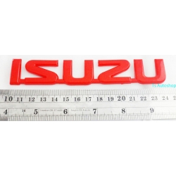 logo โลโก้ ISUZU RED แดง