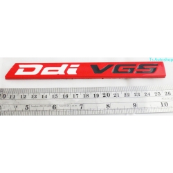 logo โลโก้ Ddi VGS Red แดง ISUZU 