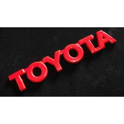 LOGO TOYOTA โตโยต้า แดง Red