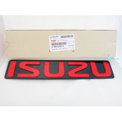 LOGO ISUZU RED แดง หน้ากระจัง  ของแท้ เบิกศูนย์ 