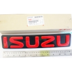 LOGO ISUZU RED แดง หน้ากระจัง  ของแท้ เบิกศูนย์ 