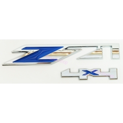 logo Z71 4x4 โลโก้ ดำ ชุปโครเมี่ยม โลโก้ ยาว 18.05 cm
