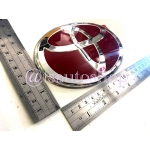 logo ตราโตโยต้า พื้นแดง Toyota red Size:9.5x14CM