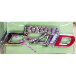 LOGO TOYOTA D4D  ของแท้เบิกศูนย์