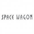 logo Space Wagon ใส่ Mitsubishi space wagon โลโก้ ติดท้าย เรซิน "Space Wagon" ส่งฟรี EMS