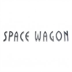 logo Space Wagon ใส่ Mitsubishi space wagon โลโก้ ติดท้าย เรซิน "Space Wagon" ส่งฟรี EMS