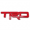 โลโก้ "TRD" size M สูง 6เซน สีแดง ส่งฟรี ems