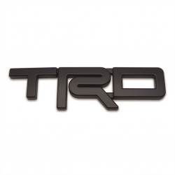 โลโก้ "TRD" size M สูง 7.5เซน สีดำด้าน ส่งฟรี ems