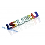 logo isuzu โลโก้ อีซูสุ สี titanium  Anodize   สีอลูมิเนียมสีไทเทเนียม อโนไดซ์