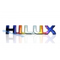 logo HILUX โลโก้ ไฮลักซ์ สี titanium  Anodize   สีอลูมิเนียมสีไทเทเนียม อโนไดซ์
