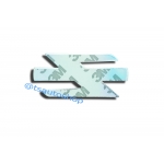 logo Z PRESTIGE โลโก้ แซด สี titanium  Anodize   สีอลูมิเนียมสีไทเทเนียม อโนไดซ์