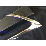 โครเมี่ยม คิ้วหน้า คิ้วไฟหน้า ครอบไฟหน้า ไฟหน้า ใส่รถยนต์ อีโค คาร์ มิตซูบิชิ มิราจ ปี 2012 MITSUBISHI MIRAGE ECO CAR V.3