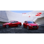 กันสาด สีดำ มาสด้า 2 2015 Mazda 2 2015 4 - 5 ประตู V.1