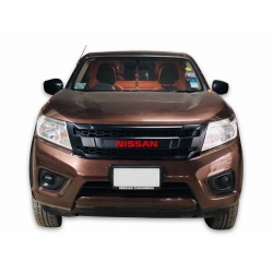 กระจังหน้า นาวาร่า ตัวอักษรแดง Navara NP300 LOGO NAVARA NP300 ใส่ NAVARA 2014 NISSAN นิสสันนาวาร่า 2014  Navara np 300 ไฟ LED 4 จุด