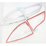 โครเมี่ยม ครอบไฟท้าย ไฟหลัง FOR MITSUBISHI PAJERO SPORT 2010-2012 ปาเจโร สปอร์ต V.2