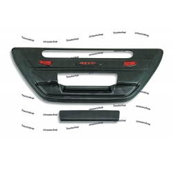 เบ้าเต็ม + มือดึง ทับทิม ซ้าย ขวา อักษร revo แดง  kevlar carbon black เคฟล่าร์ดำ RR Toyota  Hilux Revo 2015 รีโว้ 2015 