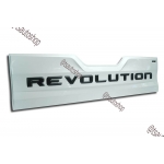 แผ่นปิดกันรอยท้าย REVOLUTION  สีขาว สามารถสั่งทำสีได้ตามที่ต้องการ (มัดจำ500บาท Revo 2015 ไฮลัค รีโว้ 2015