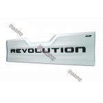 แผ่นปิดกันรอยท้าย REVOLUTION  สีขาว สามารถสั่งทำสีได้ตามที่ต้องการ (มัดจำ500บาท Revo 2015 ไฮลัค รีโว้ 2015