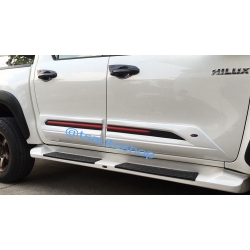 กาบข้าง กาบกันรอย กันกระแทกข้าง 4 ประตู Hilux Revo TRD 2015 ไฮลัค รีโว้ 2015 AO 