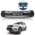 กระจังหน้า REVO LED 3 จุด Logo toyota white โลโก้โตโยต้า สีขาว Toyota  Hilux Revo 2015 รีโว้ 2015 ส่งฟรี ems