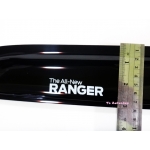 กันสาดสีดำ ไซส์เล็ก Size เล็ก ใหม่ Ford Ranger ฟอร์ด เรนเจอร์ All new ranger 2012 v.3