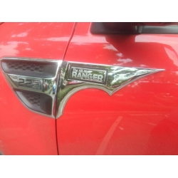 side vent แก้ม ชุปโครเมี่ยม  ฟอร์ด เรนเจอร์ All New Ford Ranger 2012 - 2015 t6 v.4