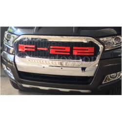 กระจังหน้า F - 22 มีแบบมีไฟ Led และไม่มี เปลื่ยน กลาง ใหม่  Ford Ranger ฟอร์ด เรนเจอร์ All new ranger 2015 t6 mc