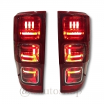 ไฟท้าย ยกชุด Led Ranger ฟอร์ด เรนเจอร์ All new ranger 2012-2015 t6 mc โคมแท้ศูนย์ OEM