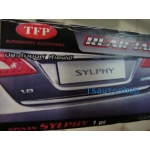 โครมเมี่ยม ครอบคิ้วฝากระโปรงท้ายของแต่ง ซิลฟี่ SYLPHY 2012 สแตนเลส (ล่าง) TFP